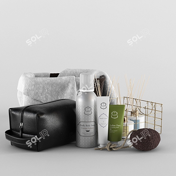 Luxury Laline Spa Set 3D model image 3