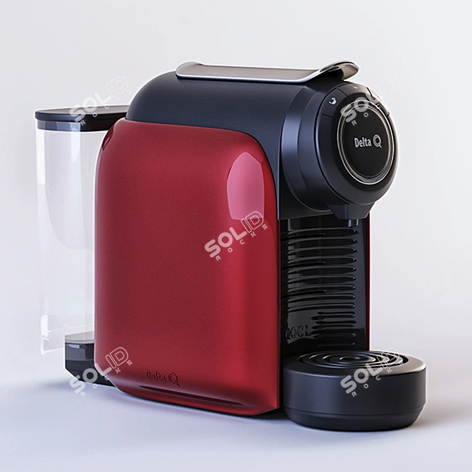 Modern and Compact Delta Qool Espresso Machine 3D model image 3