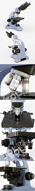 Levenhuk Microscopes: Advanced Tools for Home and Lab 3D model image 2