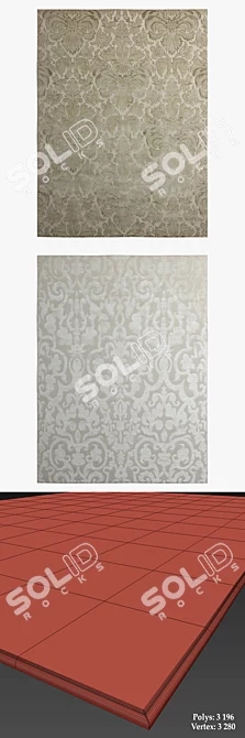 Elegant Fayette Rugs Collection 3D model image 3