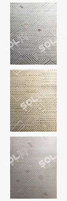 Akeela Rugs Collection: Dolphin, Otter, Enamel, Couscous, Haze 3D model image 2