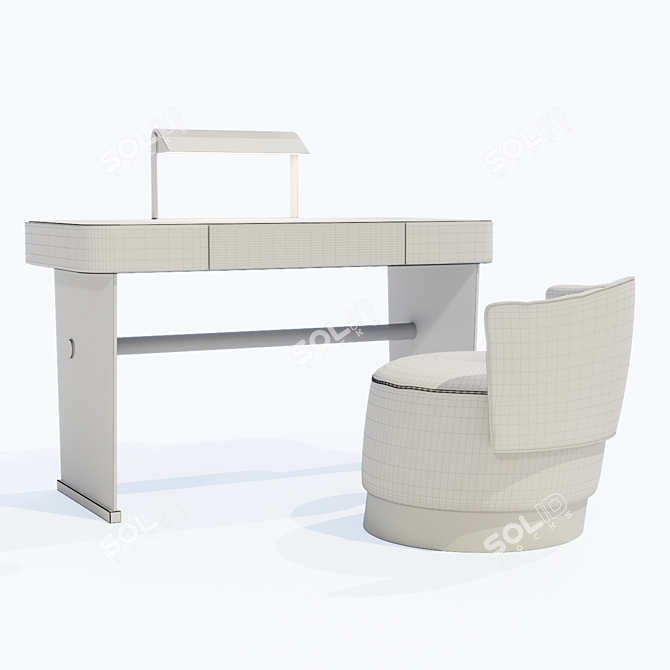 Elegant Baxter HAZEL Table 3D model image 3