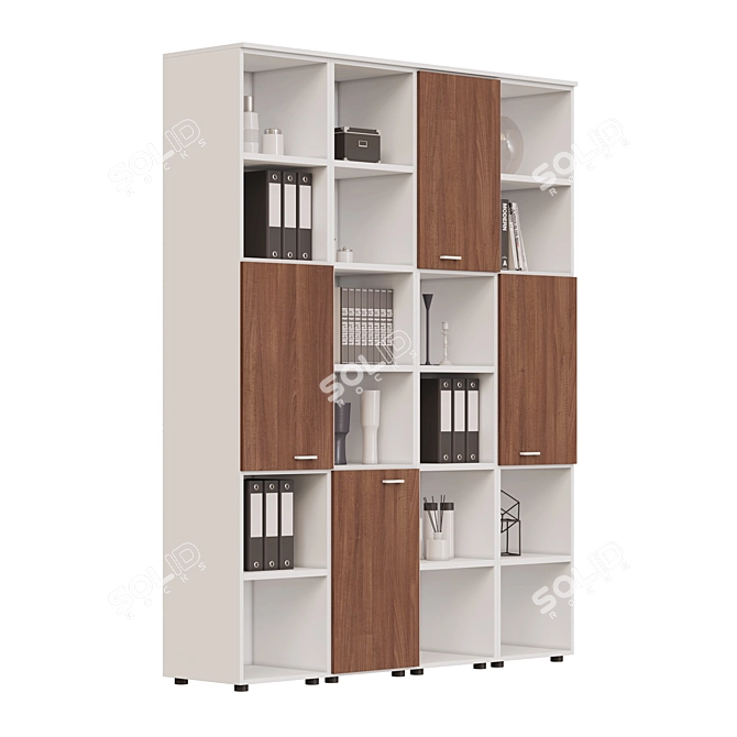 EVO Universal Storage Cabinets 3D model image 2