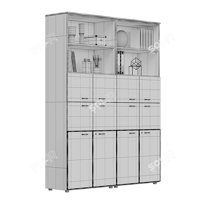 Universal Evo: Spacious and Stylish Cabinets 3D model image 3