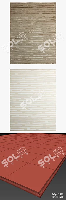 Maze Collection Rugs - Premium Quality 3D model image 3