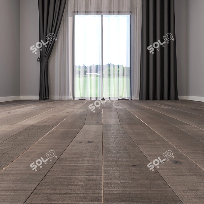 Sangimigliano Parquet: 3D Model with Multiple Textures 3D model image 2