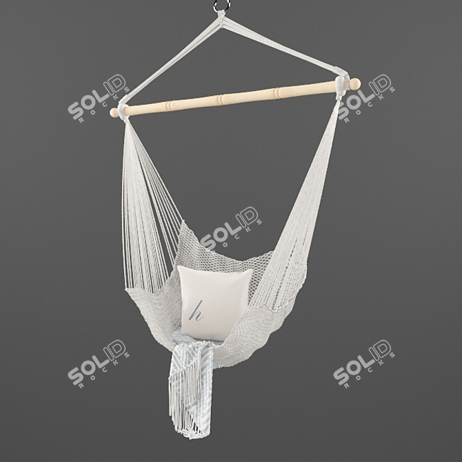 Luxe Hang Swing: Indoor/Outdoor! 3D model image 1