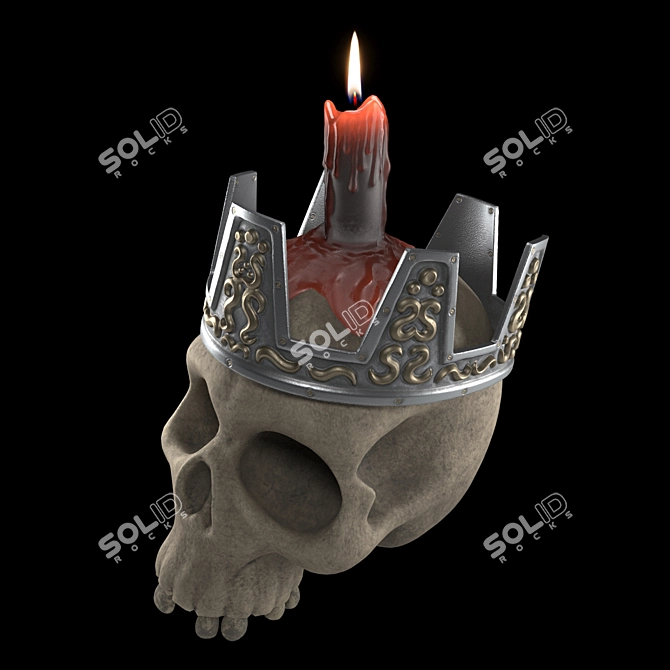 Gothic Elegance Lamp 3D model image 2