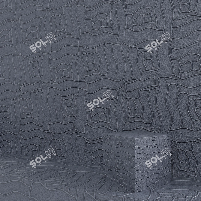 Artistic Loft Plaster 3D model image 1