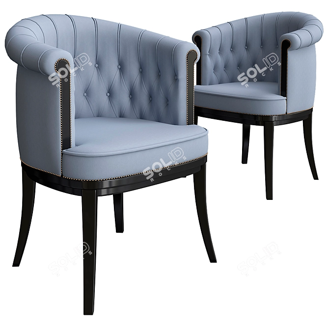 LOGAN - Elegant Reproduction Chair 3D model image 1