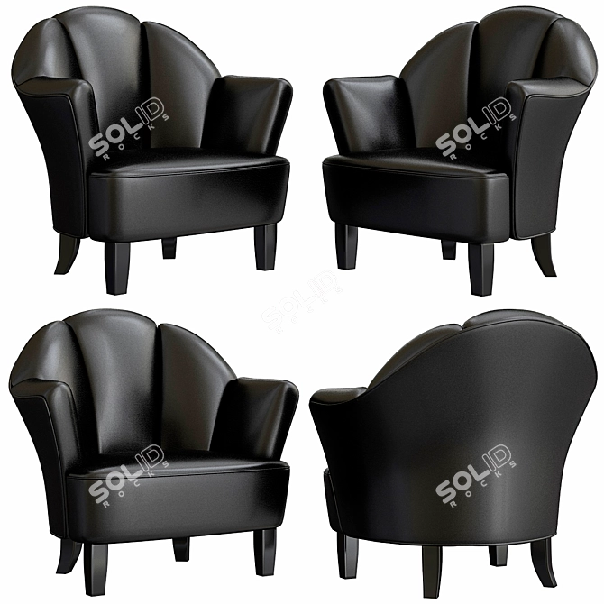 Tosconova SHELL Armchair 2018 3D model image 1