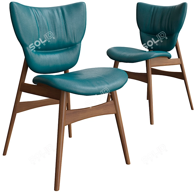 Luxurious Dumbo Lounge Chair 3D model image 1