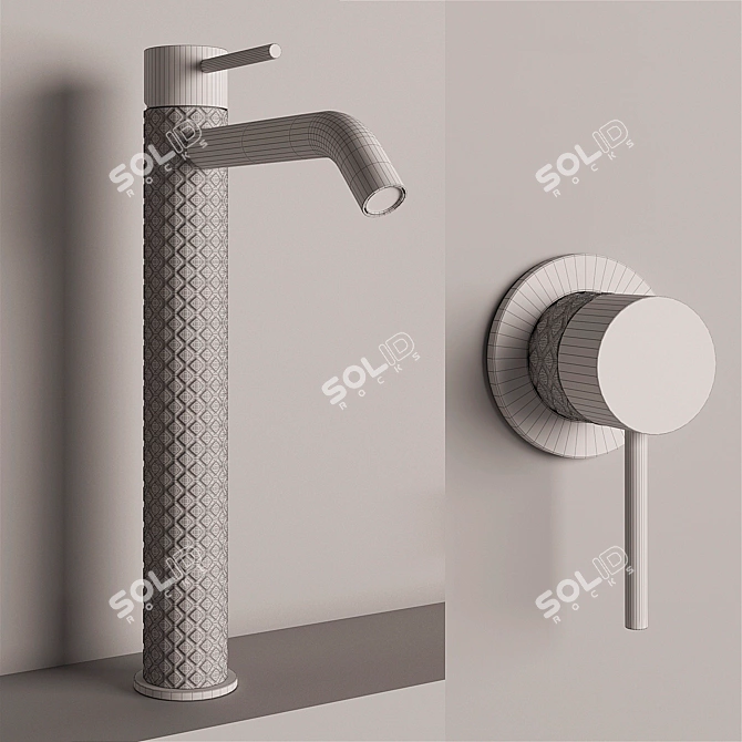 Gessi 316 INTRECCIO: Exquisite Bathroom Designs 3D model image 3