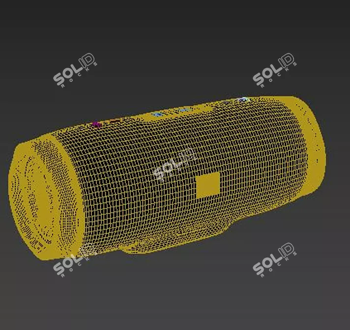 Portable JBL Charge 3 Speaker 3D model image 3