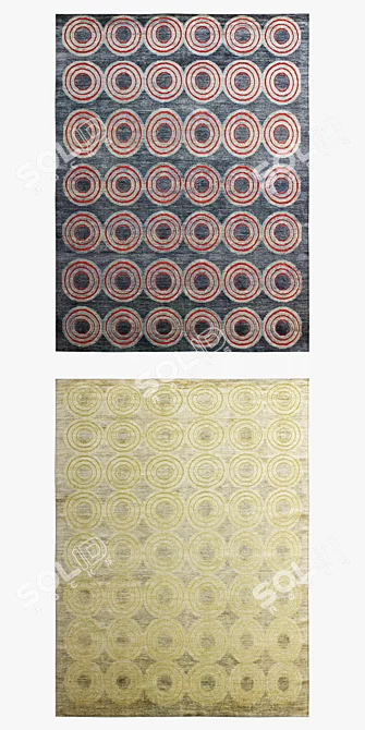 Fayette Rugs: Stylish and Versatile 3D model image 2