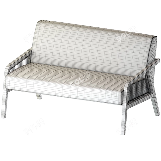 Modern, Compact i4 Mariani Sofa 3D model image 3