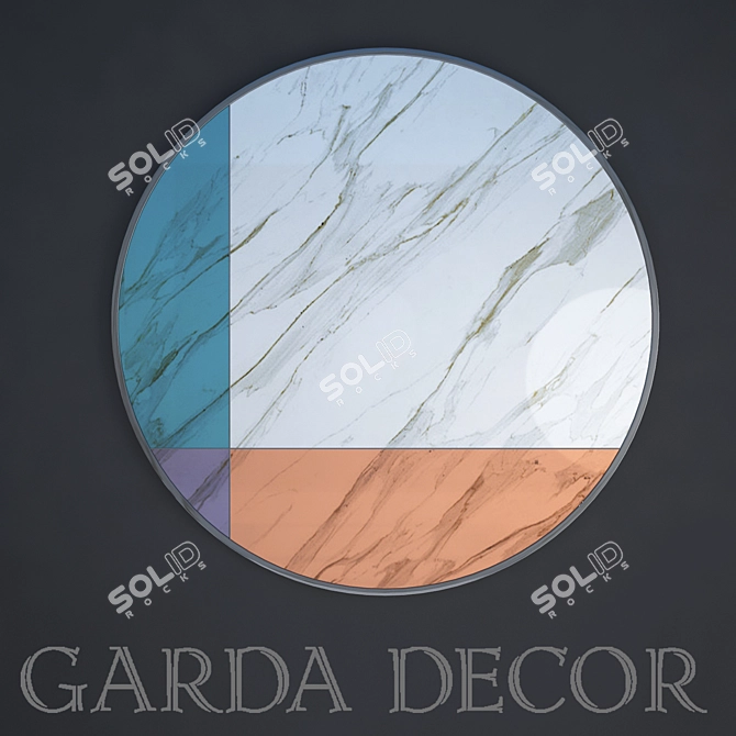 Garda Decor Mirror: Stylish and Functional 3D model image 1