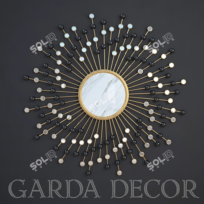 Garda Mirror Décor | Elegant Decorative Mirror 3D model image 1