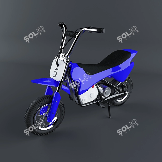 Urban Thrills: Electric Motorcycle 3D model image 2