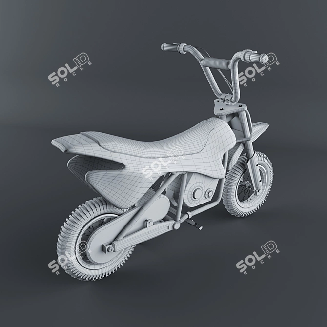 Urban Thrills: Electric Motorcycle 3D model image 3