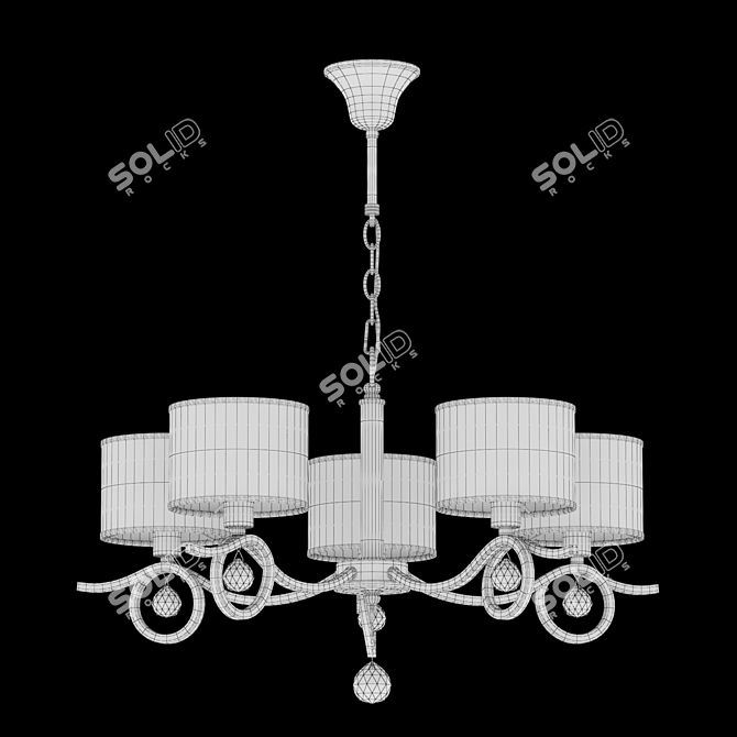 Freya Bertrand Chandelier Lighting 3D model image 2