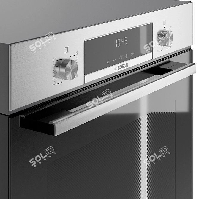 Bosch Serie 6 Electric Oven 3D model image 2