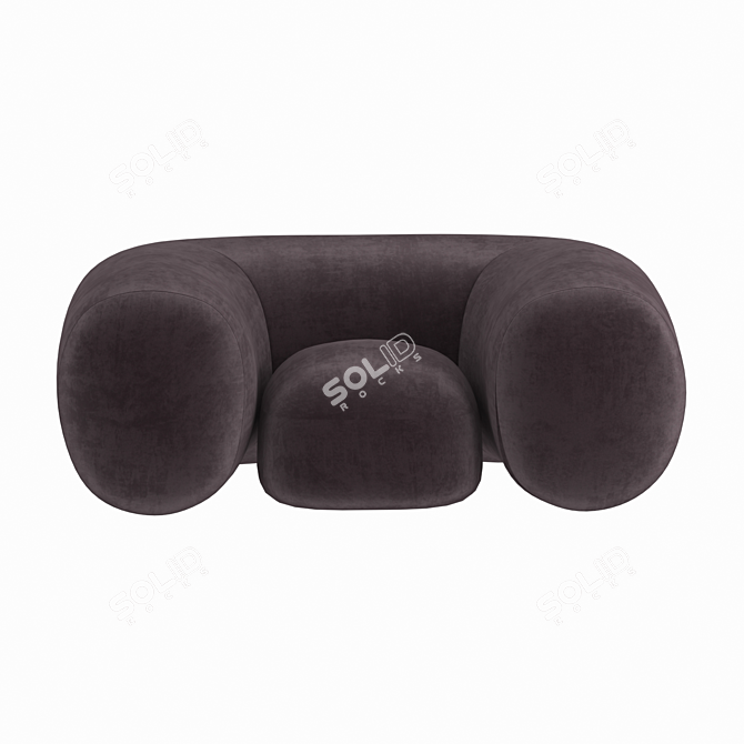 Mollo Foam Chair 3D model image 2