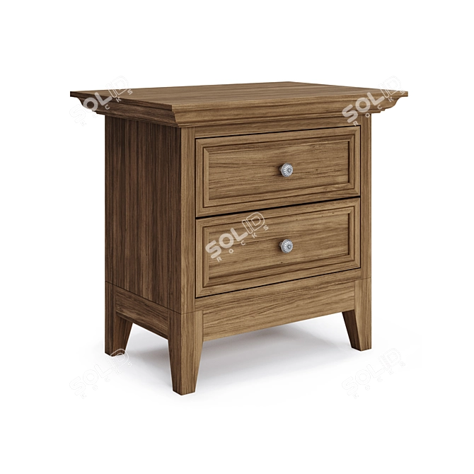 Verdi Nightstand by Marko Kraus 3D model image 1