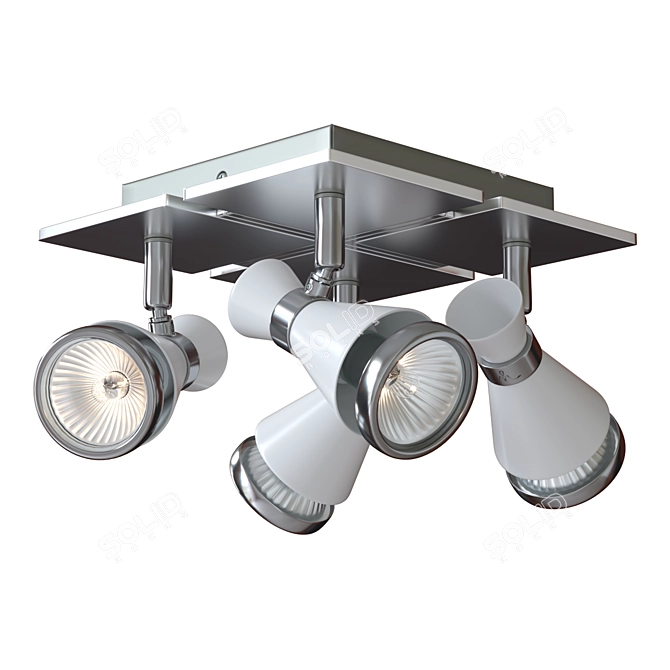 Modern Design Spot Light 3D model image 2
