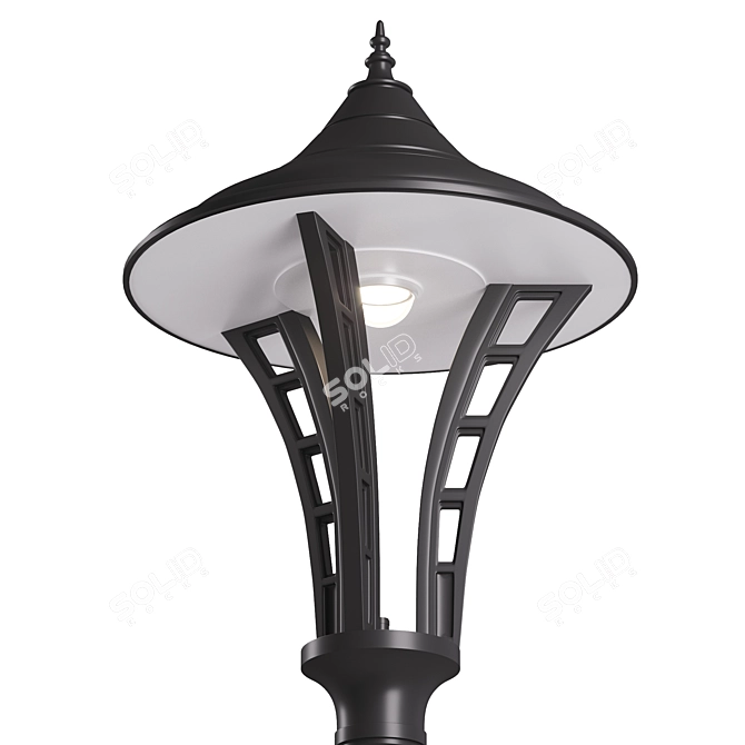 London 2 Garden Lamp: Illuminate Your Outdoors 3D model image 2