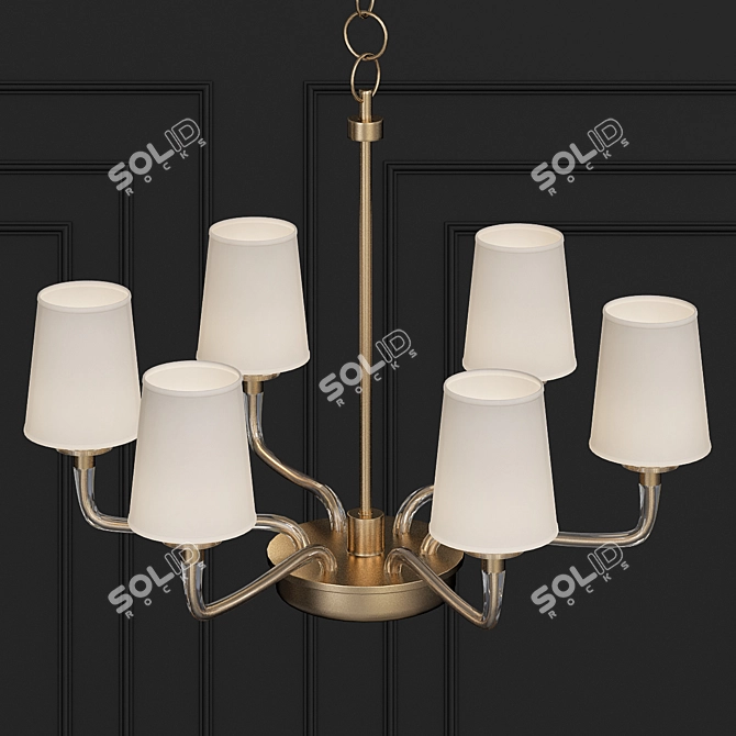 Elegant RL5245 Chandelier 3D model image 2