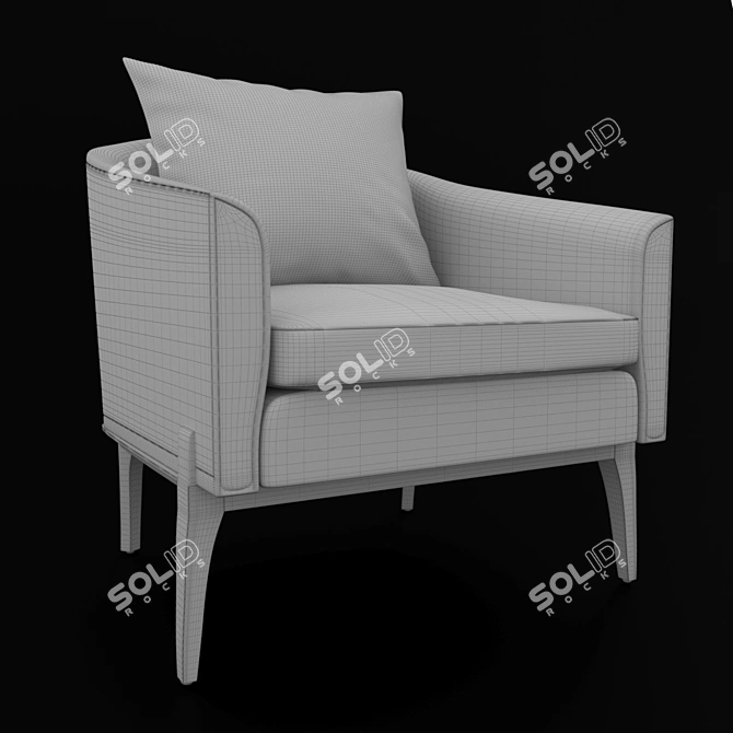 Cosmorelax Copeland Chair: Sleek and Stylish Seating 3D model image 3