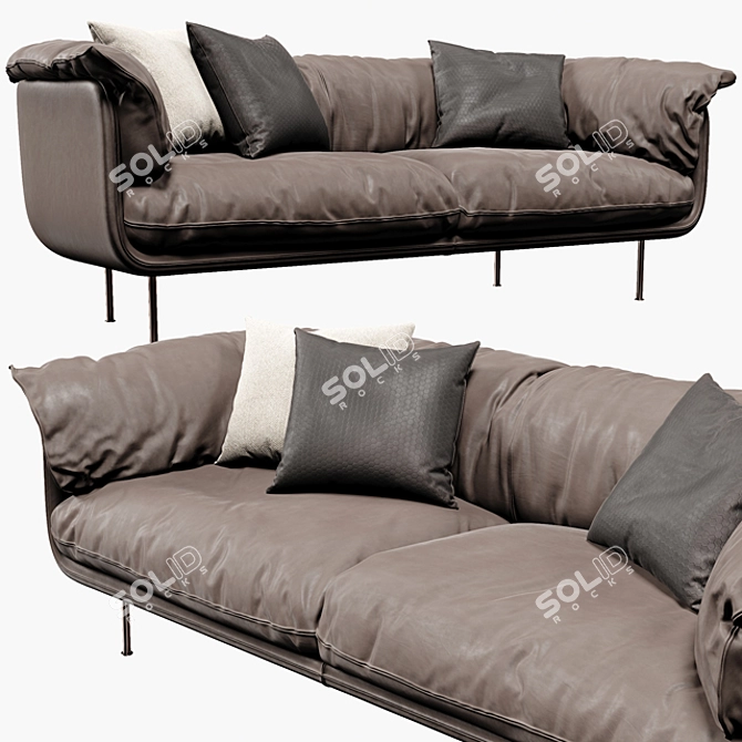 Frag WINNIE SOFA: Modern Comfort 3D model image 1