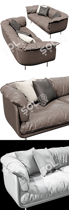 Frag WINNIE SOFA: Modern Comfort 3D model image 2