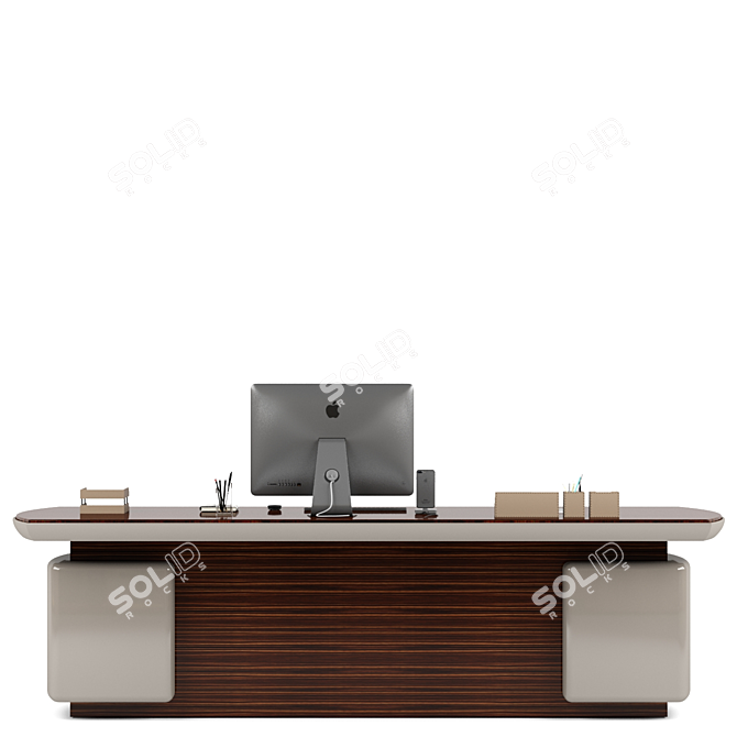 Sleek Desk Design by Ds 3D model image 3