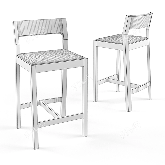 Minimalist Profile Stool by Matthew Hilton 3D model image 2