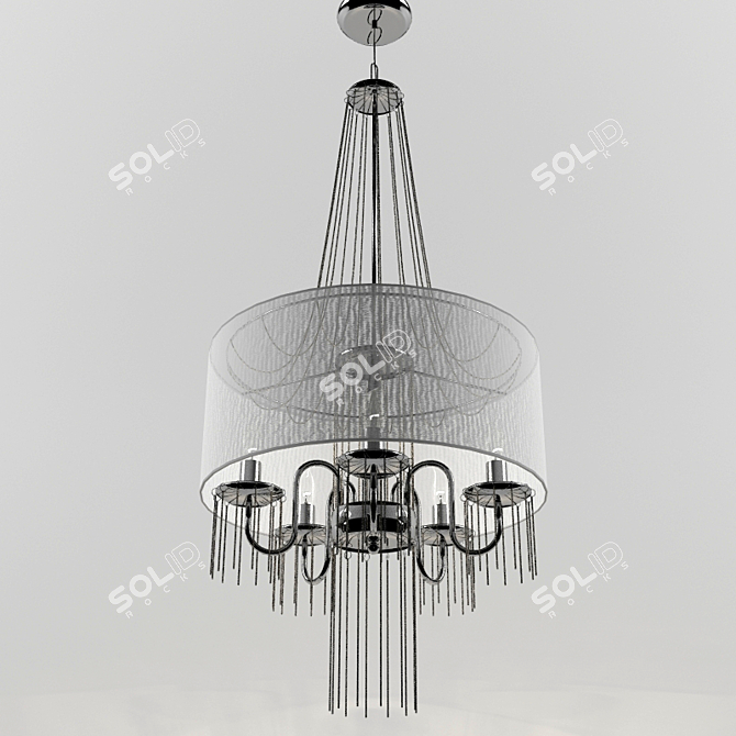 Elegant Ambience Chandelier 3D model image 1