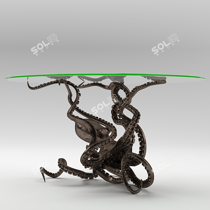 OctoGlass Coffee Table 3D model image 1