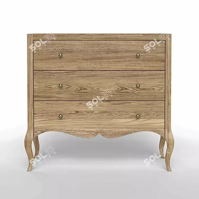 Villagio Drawer Chest - Modern Elegance 3D model image 1