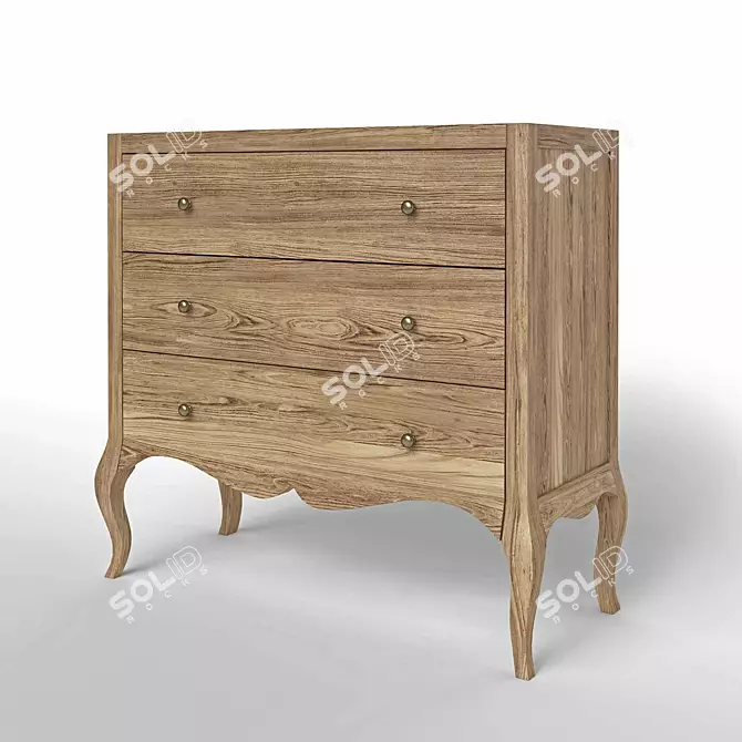 Villagio Drawer Chest - Modern Elegance 3D model image 2