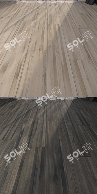 Premium Parquet Floor Set 3D model image 2