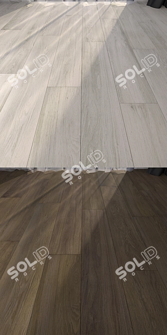 Luxury Parquet Flooring Collection - Vray Materials 3D model image 2