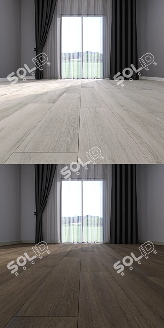 Luxury Parquet Flooring Collection - Vray Materials 3D model image 3