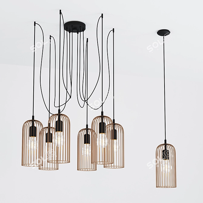 EGLO ROCCAMENA - Elegant Lighting Set 3D model image 2