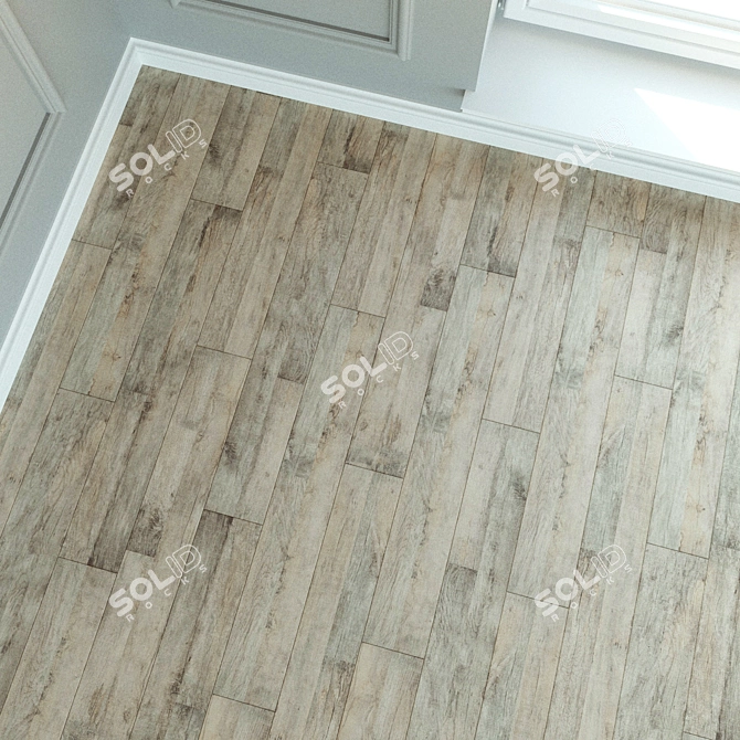 WINEO Laminate Flooring: Natural Wood Parquet 3D model image 3