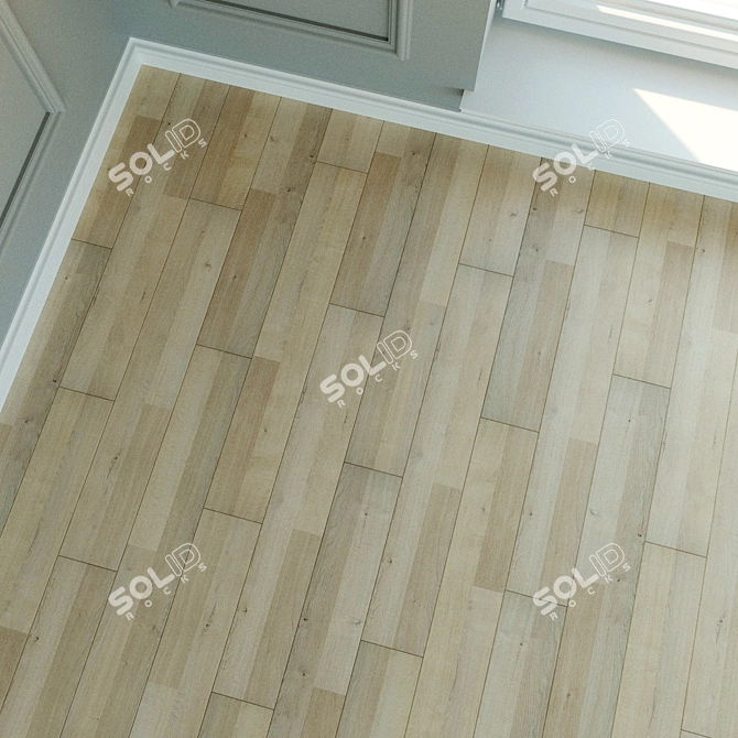 WINEO Laminate: Natural Wood Parquet 3D model image 2