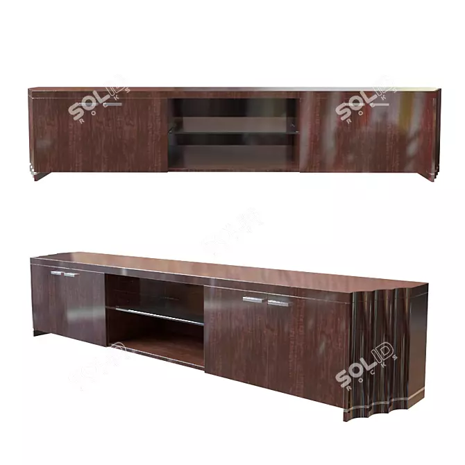 Giorgio Collection TV Stand 3D model image 1