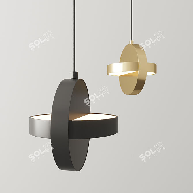 NOCC Plus Lamp: Sleek Design, Multiple Colors 3D model image 1