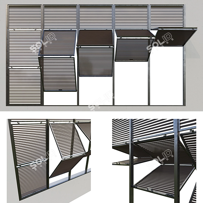  Stylish Shutters for Stunning Interiors 3D model image 1