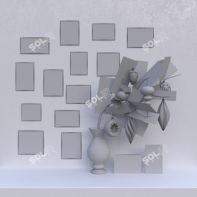 Soviet Christmas Ornaments 3D model image 2